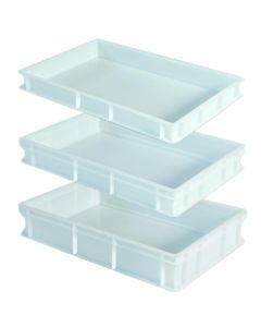 Cassette per Impasto Pizza" Pizza Dough Plastic Tray" 57x36.6x6.5cm - GIMETAL