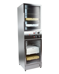 Duo waiting for collection pizza warmer