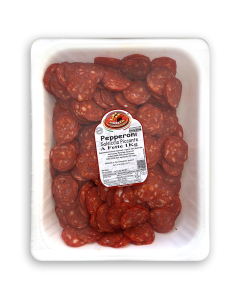 SPICY PEPPERONI NAPOLI SAUSAGE SLICED