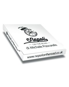 NAPOLI ON THE ROAD - Pizza Box White Paper - 1col - 32x32x4 - 12.5x12.5x1.5inch - 100 pz