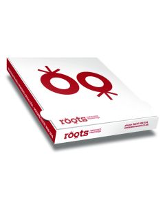 ROOTS - Pizza Box Brown Paper - 1col - 32x32x4  12.5x12.5x1.5inch - 100 pz