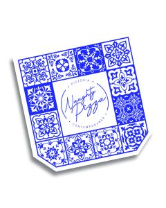 NAUGHTY PIZZA - Pizza Box White Paper (TR) - 1col - 29x29x3 - 11.5inch - 100pz