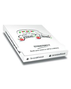 TERRONI & FRIENDS - Pizza Box Customised - 32x32x4 - 100pz