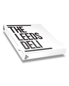 THE LEEDS DELI - Pizza Box White Paper - 1col - 32x32x4 - 12.5x12.5x1.5inch - 100 pz