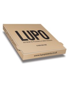 LUPO - Pizza Box Brown Paper - 1col - 32x32x4 - 12.5x12.5x1.5inch - 100 pz