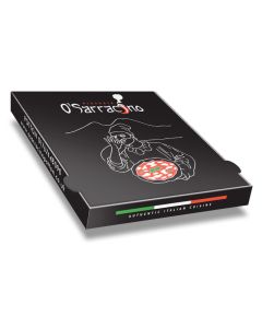 O SARRACINO - Pizza Box White Paper - 3col - 32x32x4 - 12.5x12.5x1.5inch - 100 pz
