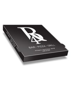 BR4 - Pizza Box White Paper - 1col - 32x32x4 - 12.5x12.5x1.5inch - 100 pz