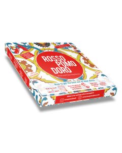 ROSSO POMODORO - Pizza Box White Paper - 5col - 32x32x4 - 12.5x12.5x1.5 inch - 100 pz
