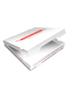 SACRO DOUGH - Pizza Box White Paper - 1col - 30x30x4 - 11.7x11.7x1.5 - 100 pz