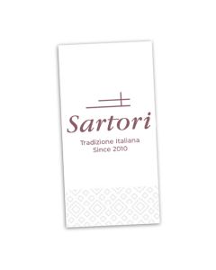 SARTORI Tablin White Napkins - 8fold - 40cm