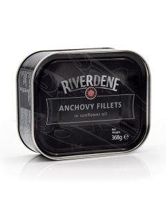 RIVERDENE - Anchovy Fillets in Oil - 368gr