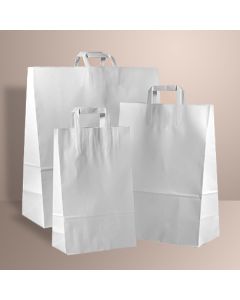 SHOPPERS BIANCO - 24+10X32 - 90GR - 100PZ