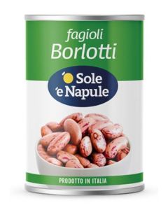 O SOLE E NAPULE - Borlotti Beans - 24x400 g