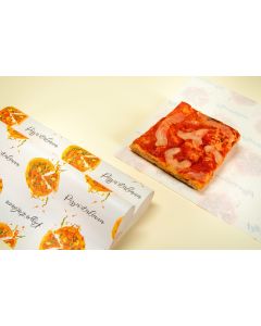 POLYTHENE WRAPPING PAPER "PIZZA DESIGN" - 25X25 - 10KG - 2666PCS